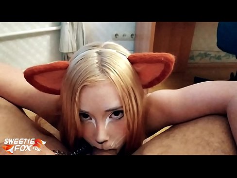 ❤️ Kitsune ingoia cazzo è cum in bocca Bella porno à noi ﹏